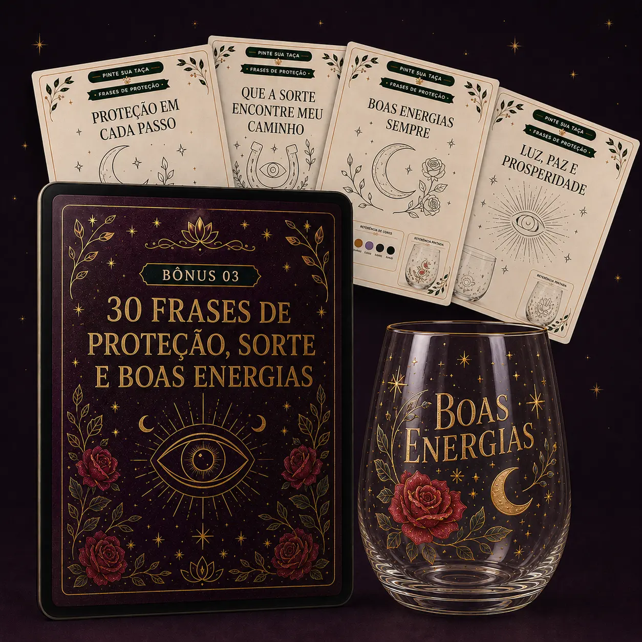 30 frases de proteção, energia e boas vibrações para pintar