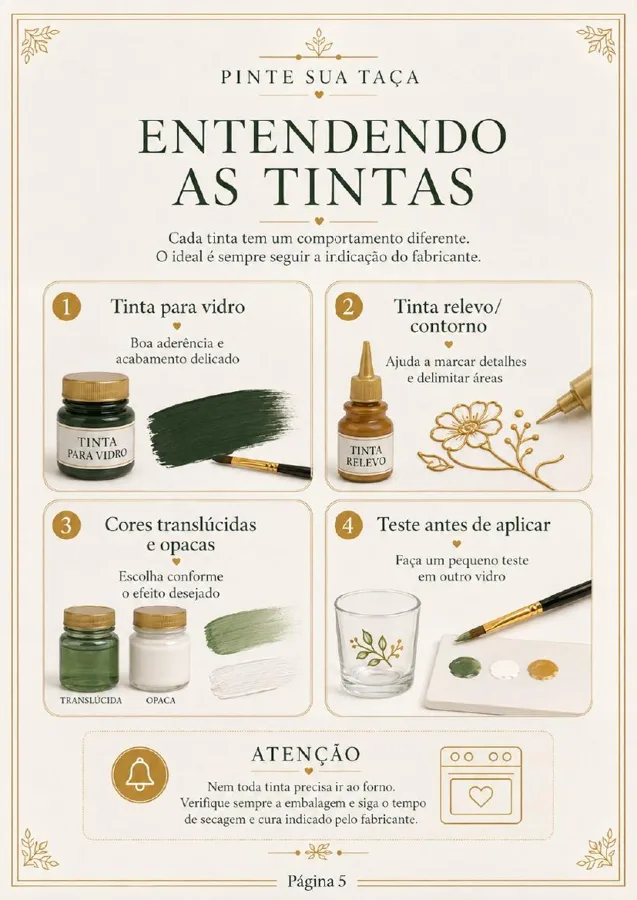 Página do guia prático de pintura da coleção mística e astrológica